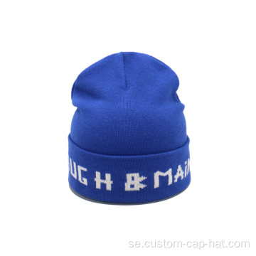 Mode mångsidig engelsk bokstäver logotyp beanie stickad hatt